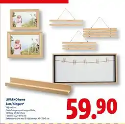 Lidl LIVARNO home Ram/hängare, SEK 59.9 erbjuda