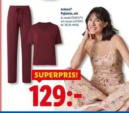 Lidl esmara Pyjamas, set, SEK 129 erbjuda