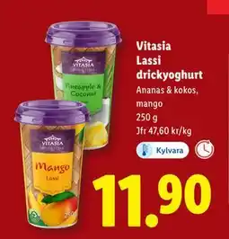 Lidl Vitasia Lassi drickyoghurt, SEK 11.9 erbjuda
