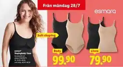 Lidl esmara Shapingbody/-linne erbjuda