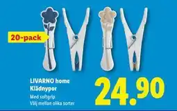 Lidl LIVARNO home Klädnypor, SEK 24.9 erbjuda
