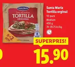 Lidl Santa Maria Tortilla orginal, SEK 15.9 erbjuda