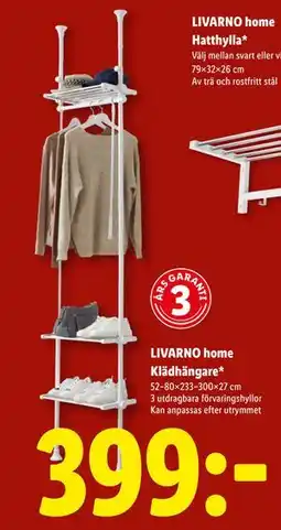 Lidl LIVARNO home Klädhängare, SEK 399 erbjuda