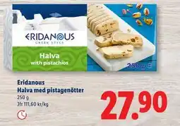 Lidl Eridanous Halva med pistagenötter, SEK 27.9 erbjuda