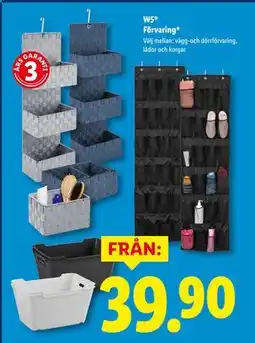Lidl W5 Förvaring erbjuda