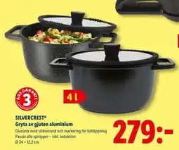 Lidl SILVERCREST Gryta av gjuten aluminium, SEK 279 erbjuda