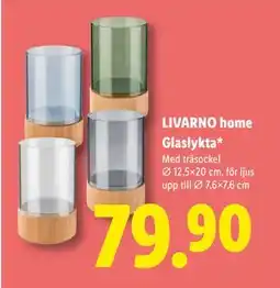 Lidl LIVARNO home Glaslykta, SEK 79.9 erbjuda