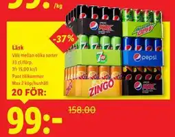 Lidl Läsk, SEK 99 erbjuda