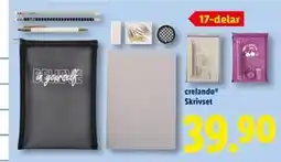 Lidl Skrivset, SEK 39.9 erbjuda