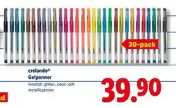 Lidl crelando Gelpennor, SEK 39.9 erbjuda