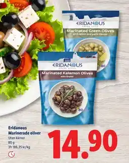 Lidl Eridanous Marinerade oliver, SEK 14.9 erbjuda