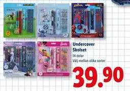 Lidl Undercover Skolset, SEK 39.9 erbjuda