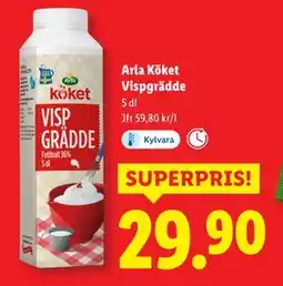 Lidl Arla Köket Vispgrädde, SEK 29.9 erbjuda