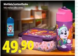 Lidl Matlåda/vattenflaska, SEK 49.9 erbjuda
