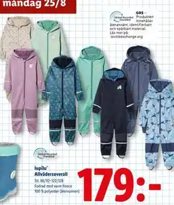 Lidl lupilu Allvädersoverall, SEK 179 erbjuda