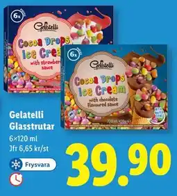 Lidl Gelatelli Glasstrutar, SEK 39.9 erbjuda