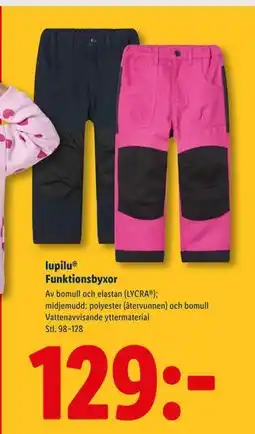 Lidl lupilu Funktionsbyxor, SEK 129 erbjuda
