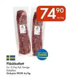 Snabbgross Fläskkotlett erbjuda