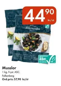 Snabbgross Falkenberg Musslor erbjuda