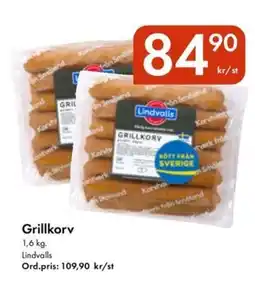 Snabbgross Lindvalls Grillkorv erbjuda