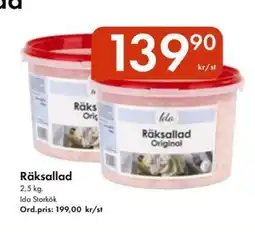 Snabbgross Räksallad Ida Storkök erbjuda