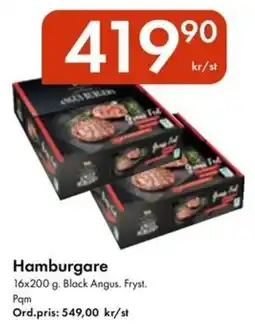 Snabbgross Hamburgare erbjuda