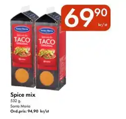 Snabbgross SANTA MARIA Spice mix erbjuda