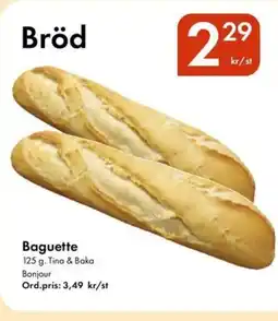 Snabbgross Baguette erbjuda