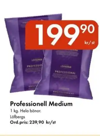 Snabbgross Löfbergs Professionell Medium erbjuda