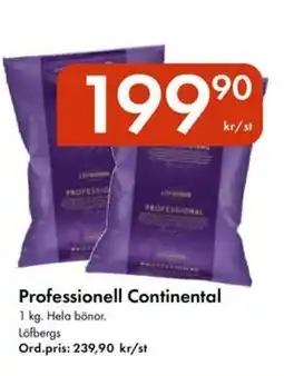 Snabbgross Löfbergs Professionell Continental erbjuda