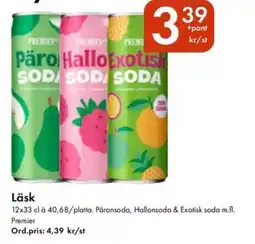Snabbgross PREMIER Läsk erbjuda