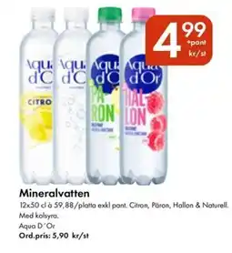 Snabbgross Aqua D'Or Mineralvatten erbjuda
