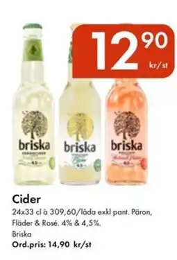 Snabbgross Briska Cider erbjuda