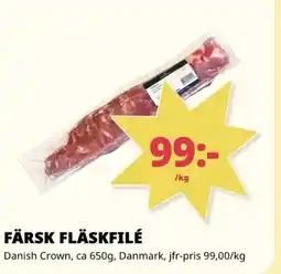 Tempo Danish Crown Färsk fläskfilé erbjuda