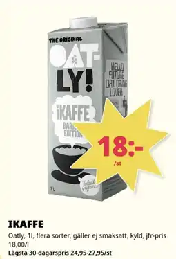 Tempo OATLY! Ikaffe erbjuda