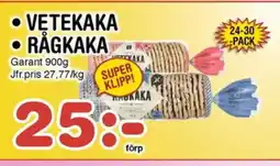 Nya Pulsen GARANT Vetekaka, rågkaka erbjuda