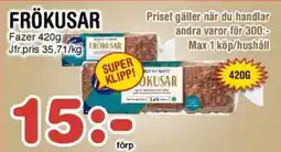 Nya Pulsen FAZER Frökusar erbjuda