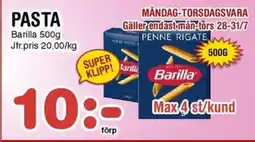 Nya Pulsen Barilla Pasta erbjuda