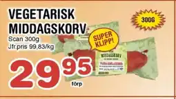 Nya Pulsen SCAN Vegetarisk middagskorv erbjuda
