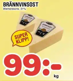 Nya Pulsen Wernerssons Brännvinsost, 31% erbjuda