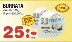 Nya Pulsen Burrata erbjuda