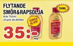 Nya Pulsen ARLA Flytande smör&rapsolja erbjuda