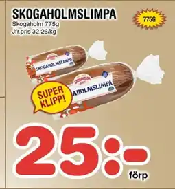 Nya Pulsen Skogaholm Skogaholmslimpa erbjuda