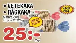 Nya Pulsen GARANT Vetekaka , rågkaka erbjuda
