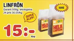 Nya Pulsen GARANT Linfrön erbjuda