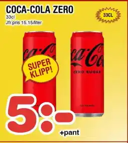 Nya Pulsen COCA-COLA Zero erbjuda