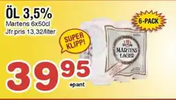 Nya Pulsen MARTENS Öl 3.5% erbjuda