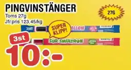 Nya Pulsen TOMS Pingvinstänger erbjuda