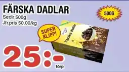 Nya Pulsen Sedir Färska dadlar erbjuda