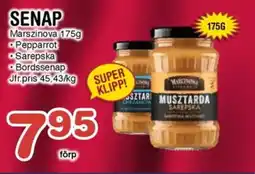Nya Pulsen Senap Marszinova erbjuda